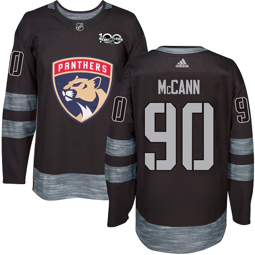 Adidas Panthers #90 Jared McCann Black 1917-100th Anniversary Stitched NHL Jersey